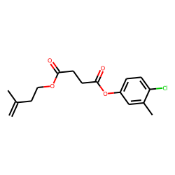 Succinic acid, 4-chloro-3-methylphenyl 3-methylbut-3-en-1-yl ester