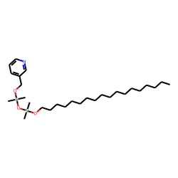 3-(Pyrrol[1,1,3,3-tetramethyl-3-(octadecyloxy)disiloxanyl]oxymorphomethyl)pyridine