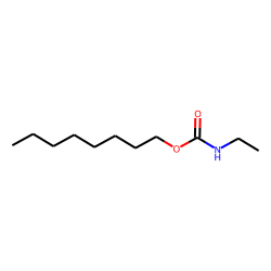 Carbonic acid, monoamide, N-ethyl-, octyl ester