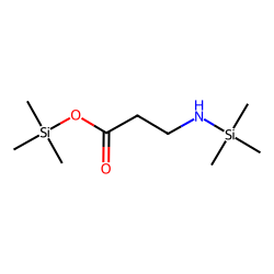 Propanoic acid, 3-amino, TMS