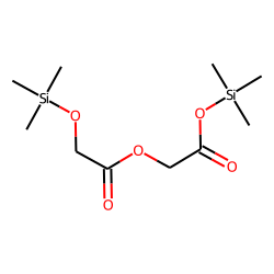 (Hydroxyethanoyl)hydroxyethanolic acid, TMS
