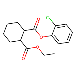 1,2-Cyclohexanedicarboxylic acid, 2-chlorophenyl ethyl ester