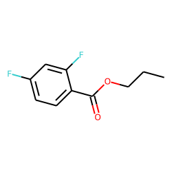 2,4-Difluorobenzoic acid, propyl ester