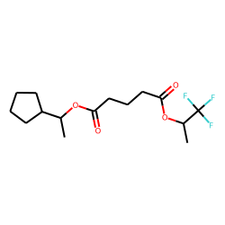 Glutaric acid, 1-cyclopentylethyl 1,1,1-trifluoroprop-2-yl ester