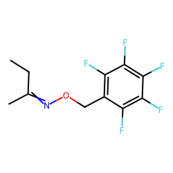 2-Butanone oxime, O-[(pentafluorophenyl)methyl]-