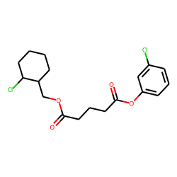 Glutaric acid, (2-chlorocyclohexyl)methyl 3-chlorophenyl ester