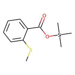 2-(Methylthio)benzoic acid, trimethylsilyl ester