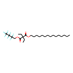 Diethylmalonic acid, 2,2,3,3,4,4,4-heptafluorobutyl pentadecyl ester