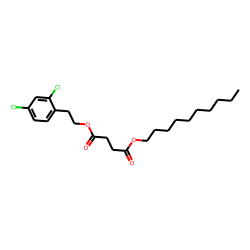 Succinic acid, decyl 2,4-dichlorophenethyl ester