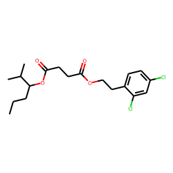 Succinic acid, 2,4-dichlorophenethyl 2-methylhex-3-yl ester