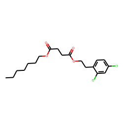 Succinic acid, 2,4-dichlorophenethyl heptyl ester