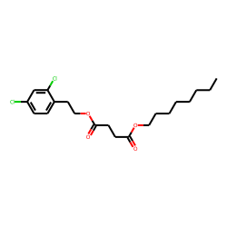 Succinic acid, 2,4-dichlorophenethyl octyl ester