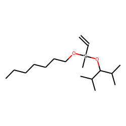 Silane, methylvinyl(2,4-dimethylpent-3-yloxy)heptyloxy-
