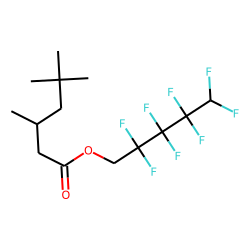 Hexanoic acid, 3 3,5,5-trimethyl-, 2,2,3,3,4,4,5,5-octafluoropentyl ester