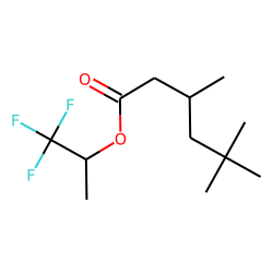Hexanoic acid, 3,5,5-trimethyl-, 1,1,1-trifluoroprop-2-yl ester