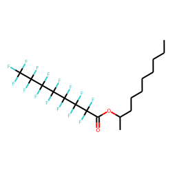 Pentadecafluorooctanoic acid, dec-2-yl ester