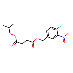 Succinic acid, 4-fluoro-3-nitrobenzyl isobutyl ester