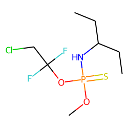 O-Methyl-O-(1,1-difluoro-2-chloroethyl)-N-(1-ethylpropyl)-phosphorothioamidate