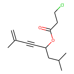 3-Cloropropionic acid, 2,7-dimethyloct-7-en-5-yn-4-yl ester