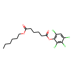 Adipic acid, hexyl 2,3,4,6-tetrachlorophenyl ester