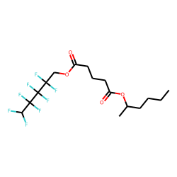 Glutaric acid, 2,2,3,3,4,4,5,5-octafluoropentyl 2-hexyl ester