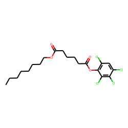 Adipic acid, octyl 2,3,4,6-tetrachlorophenyl ester