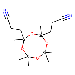 2,2,4,4,6,8-hexamethyl-6,8-di(2-cyanoethyl)-[1,3,5,7,2,4,6,8]cyclotetrasiloxane