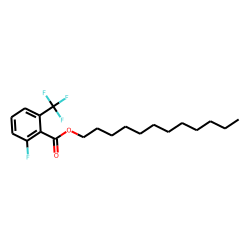 6-Fluoro-2-trifluoromethylbenzoic acid, dodecyl ester