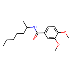 Benzamide, 3,4-dimethoxy-N-(hept-2-yl)-