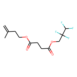 Succinic acid, 2,2,3,3-tetrafluoropropyl 3-methylbut-3-en-1-yl ester