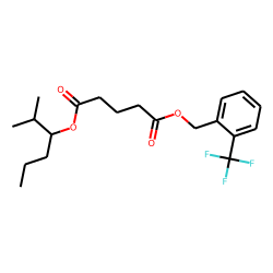 Glutaric acid, 2-methylhex-3-yl 2-(trifluoromethyl)benzyl ester
