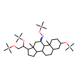 5-Pregnan-11-one, 3«alpha»,20«alpha»,21-trihydroxy, TMSO-TMS
