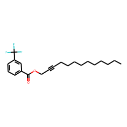 3-Trifluoromethylbenzoic acid, tridec-2-ynyl ester