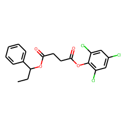 Succinic acid, 2,4,6-trichlorophenyl 1-phenylpropyl ester