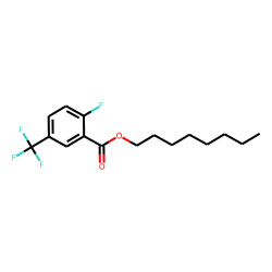 2-Fluoro-5-trifluoromethylbenzoic acid, octyl ester