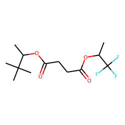 Succinic acid, 1,1,1-trifluoroprop-2-yl 3,3-dimethylbut-2-yl ester