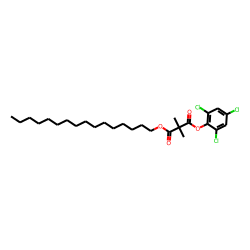 Dimethylmalonic acid, hexadecyl 2,4,6-trichlorophenyl ester