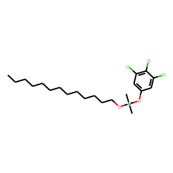Silane, dimethyl(3,4,5-trichlorophenoxy)tridecyloxy-