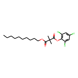 Dimethylmalonic acid, decyl 2,4,6-trichlorophenyl ester