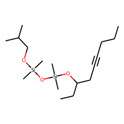 Silane, dimethyl(dimethyl(non-5-yn-3-yloxy)silyloxy)isobutoxy-