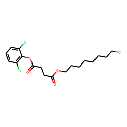 Succinic acid, 8-chlorooctyl 2,6-dichlorophenyl ester