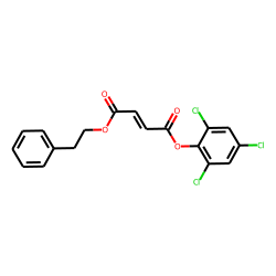 Fumaric acid, 2-phenethyl 2,4,6-trichlorophenyl ester