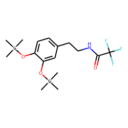 N-(Trifluoroacetyl)-O,O'-bis(trimethylsilyl) dopamine