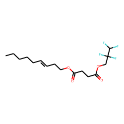 Succinic acid, 2,2,3,3-tetrafluoropropyl non-3-en-1-yl ester