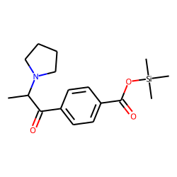 Pyrrolidine, 1-(1-(4-trimethylsilyloxycarbonylbenzoyl)ethyl)