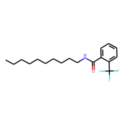 Benzamide, 2-(trifluoromethyl)-N-decyl-