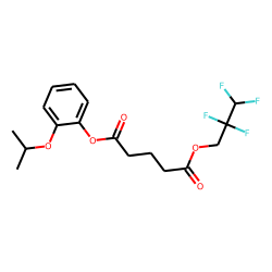 Glutaric acid, 2,2,3,3-tetrafluoropropyl 2-isopropoxyphenyl ester