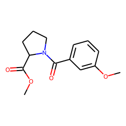 l-Proline, N-(m-anisoyl)-, methyl ester