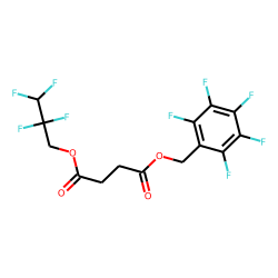 Succinic acid, 2,2,3,3-tetrafluoropropyl pentafluorobenzyl ester