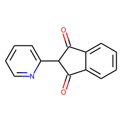 1H-Indene-1,3(2H)-dione, 2-(2-pyridinyl)-